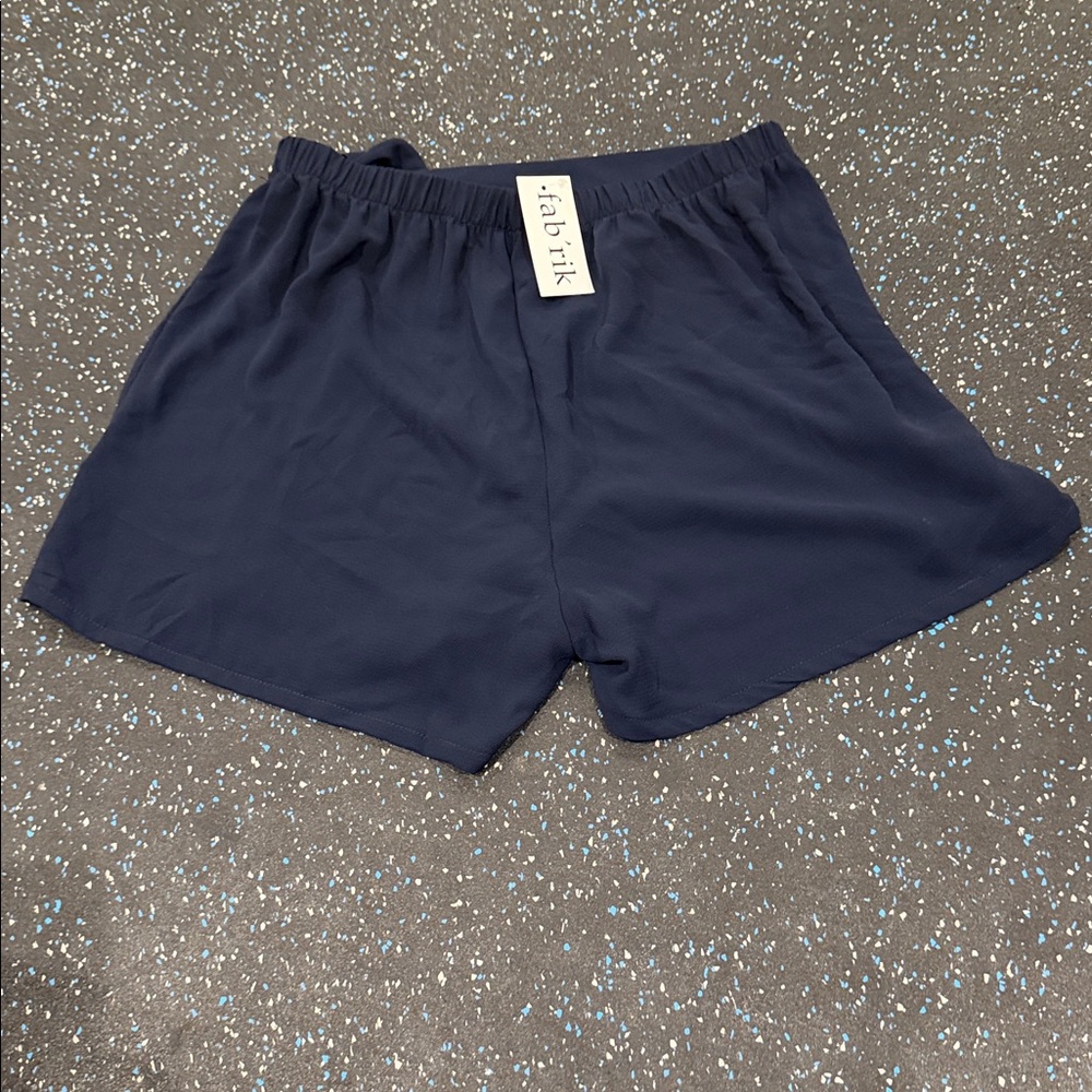 Fabrik Eloise Side Tie Skort Navy Women's L NWT - Picture 3 of 5
